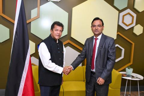 Minister Receives Courtesy Visit from Indian High Commissioner Image 1