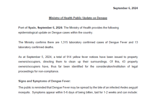 MoH Public Updates on Dengue