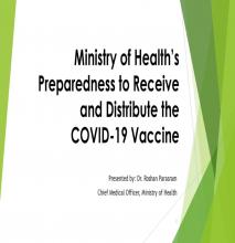 Preparedness to Receive and Distribute the COVID-19 Vaccine