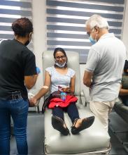 Minister of Health Visits UWI Blood Donor Foundation's Blood Drive 28.01.2023