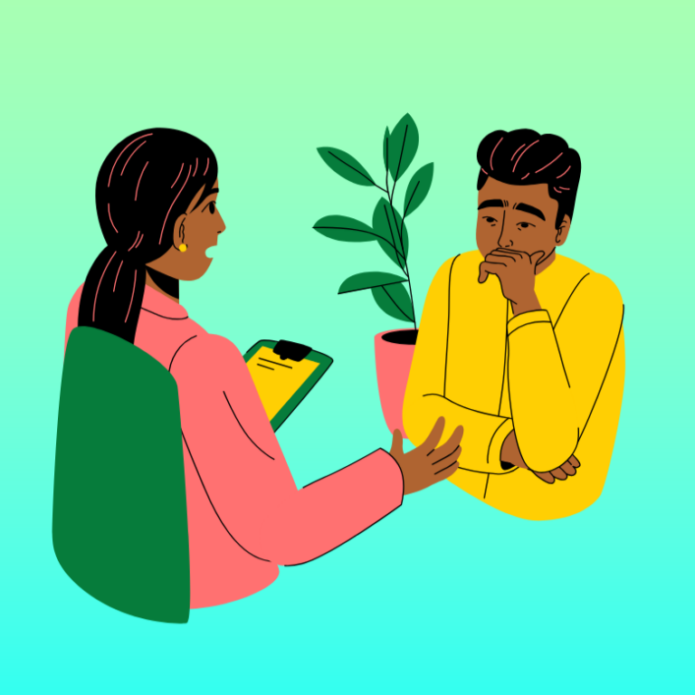 Getting support from a school counsellor or social worker