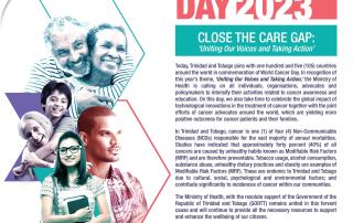 A Message from the Ministry of Health for World Cancer Day 2023