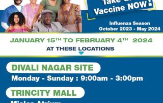 Influenza Mass Vaccination - January 15th to February 4th, 2024