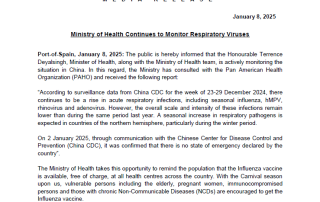 Ministry of Health Continues to Monitor Respiratory Viruses