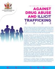 Ministry of Health Message for International Day Against Drug Abuse and Illicit Trafficking 