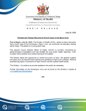 MOH Media Release - July 20, 2023 - Fourth Case of MPOX Confirmed