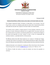 Voluntary Recall Notice of Select Genova, Van Camp’s, H-E-B and Trader Joe’s Tuna