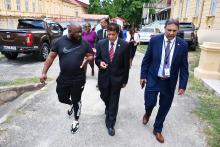 Minister of Health Tours the St. Ann’s Psychiatric Hospital